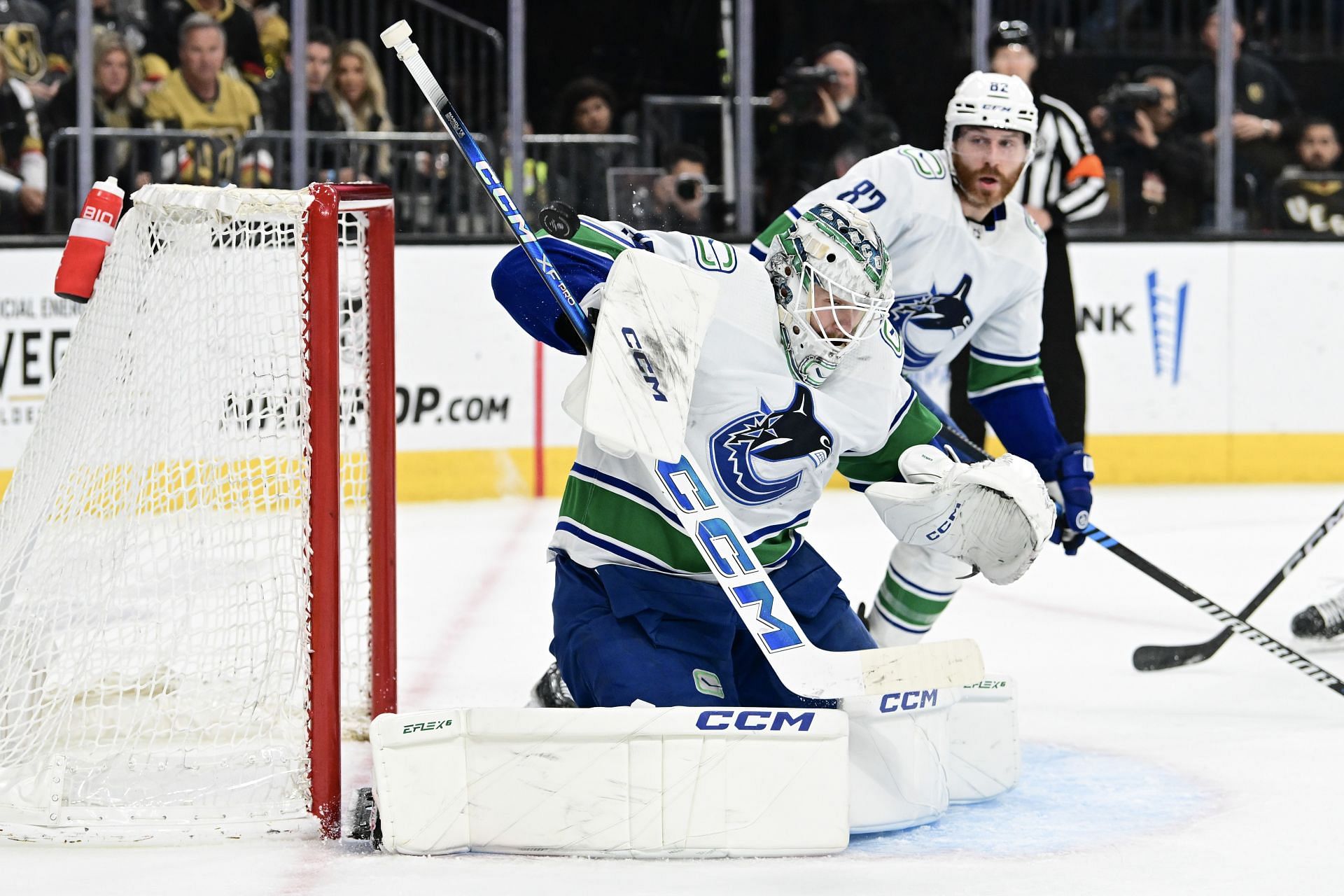 Vancouver Canucks v Vegas Golden Knights