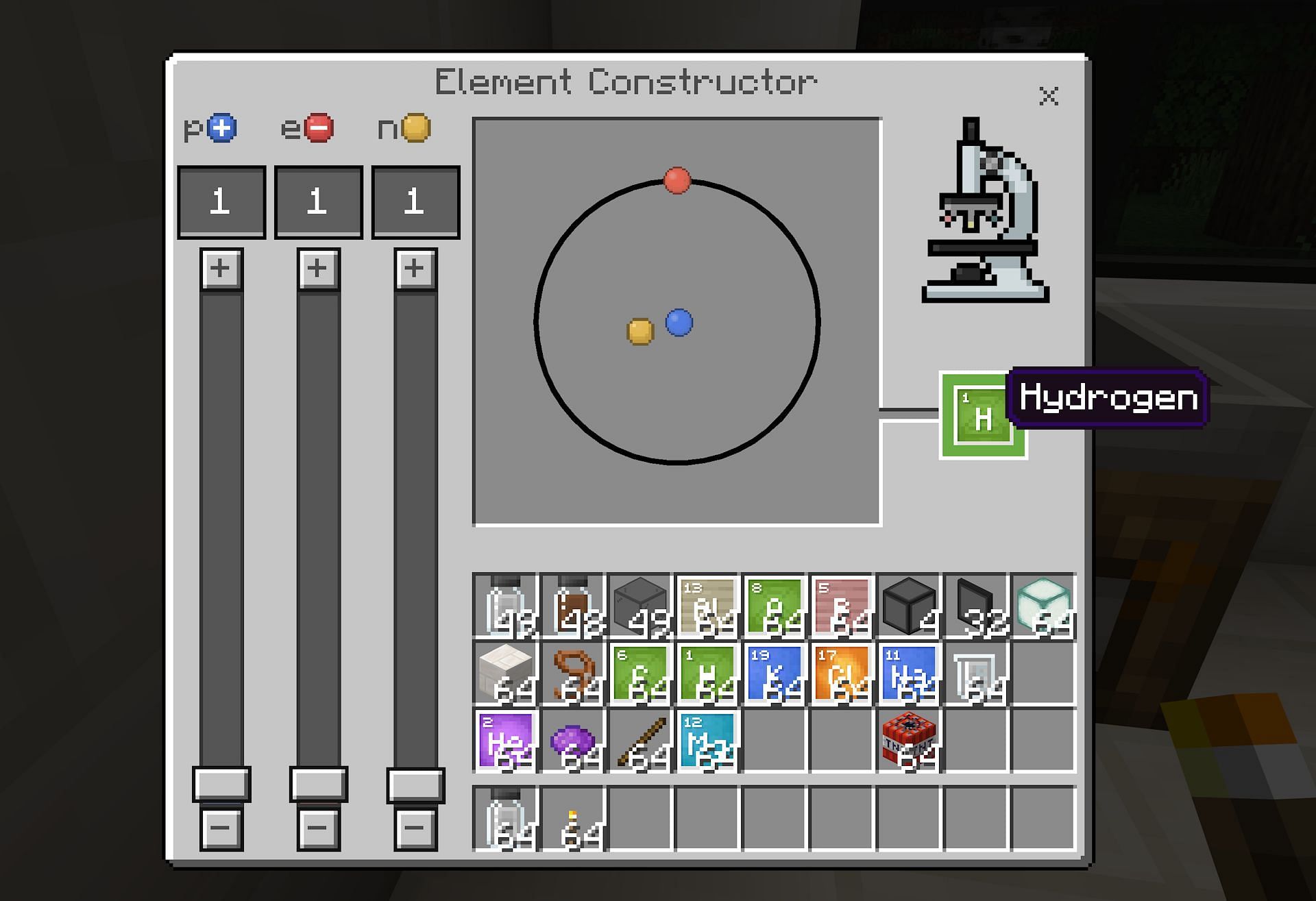 The element constructor and compound creator would be huge additions on their own (Image via Mojang Studios)