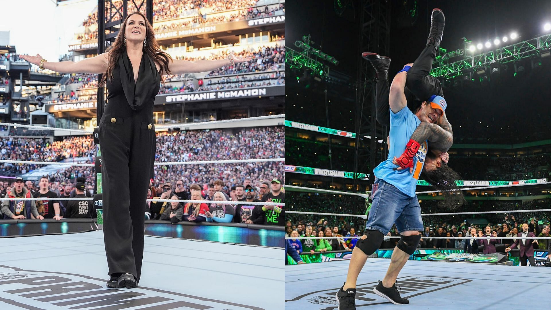 WWE सुपरस्टार स्टैफनी मैकमैहन को जॉन सीना ने दी बधाई