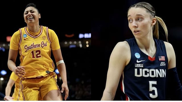 WATCH: UConn star Paige Bueckers consoles an emotional JuJu Watkins ...