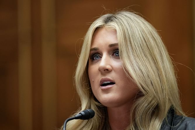 "Don't act like you care about women" - Riley Gaines reacts to President Joe Biden voicing for gender equality in sports