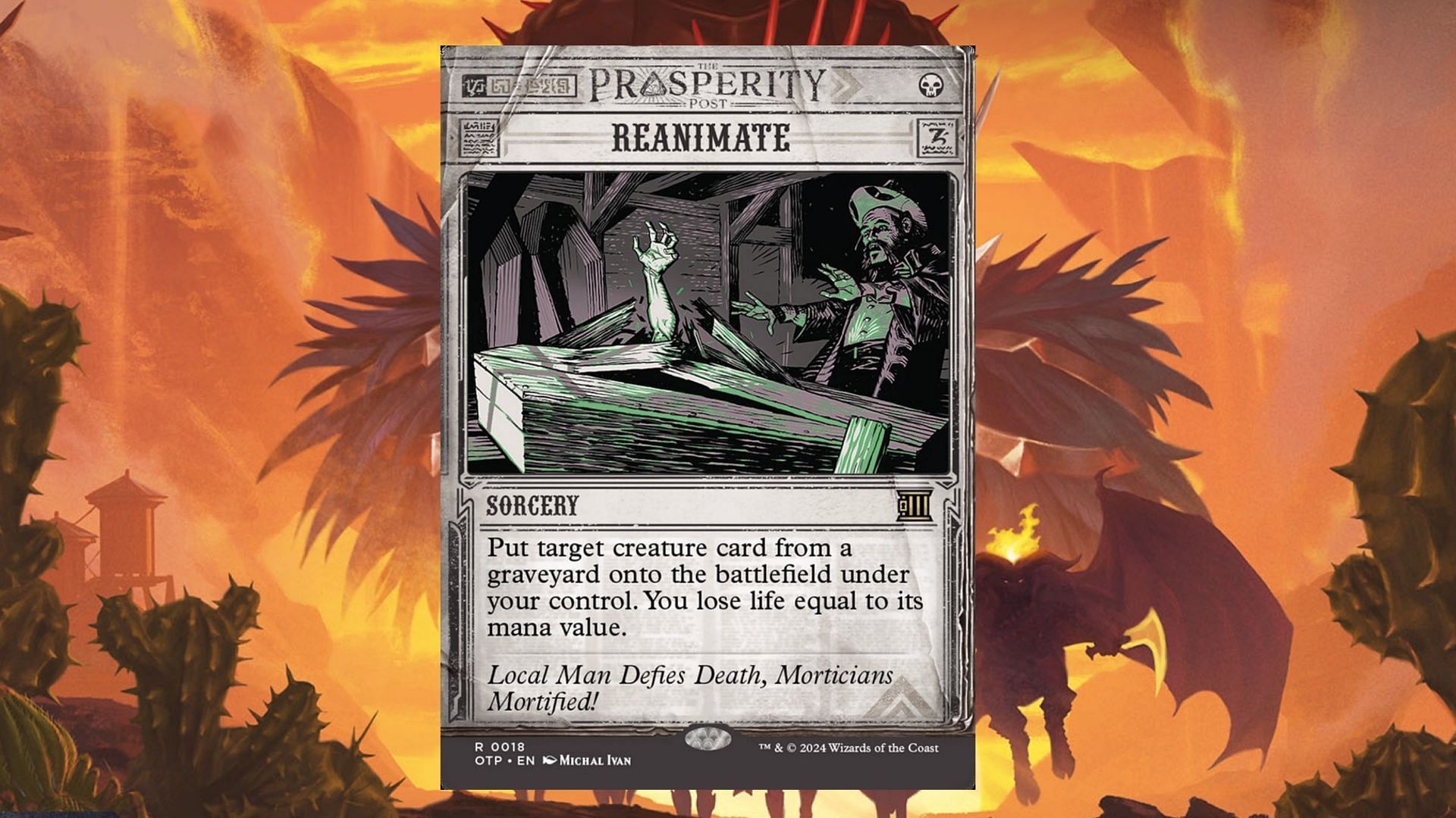 Reanimate in Magic: The Gathering (Image via Wizards of the Coast)