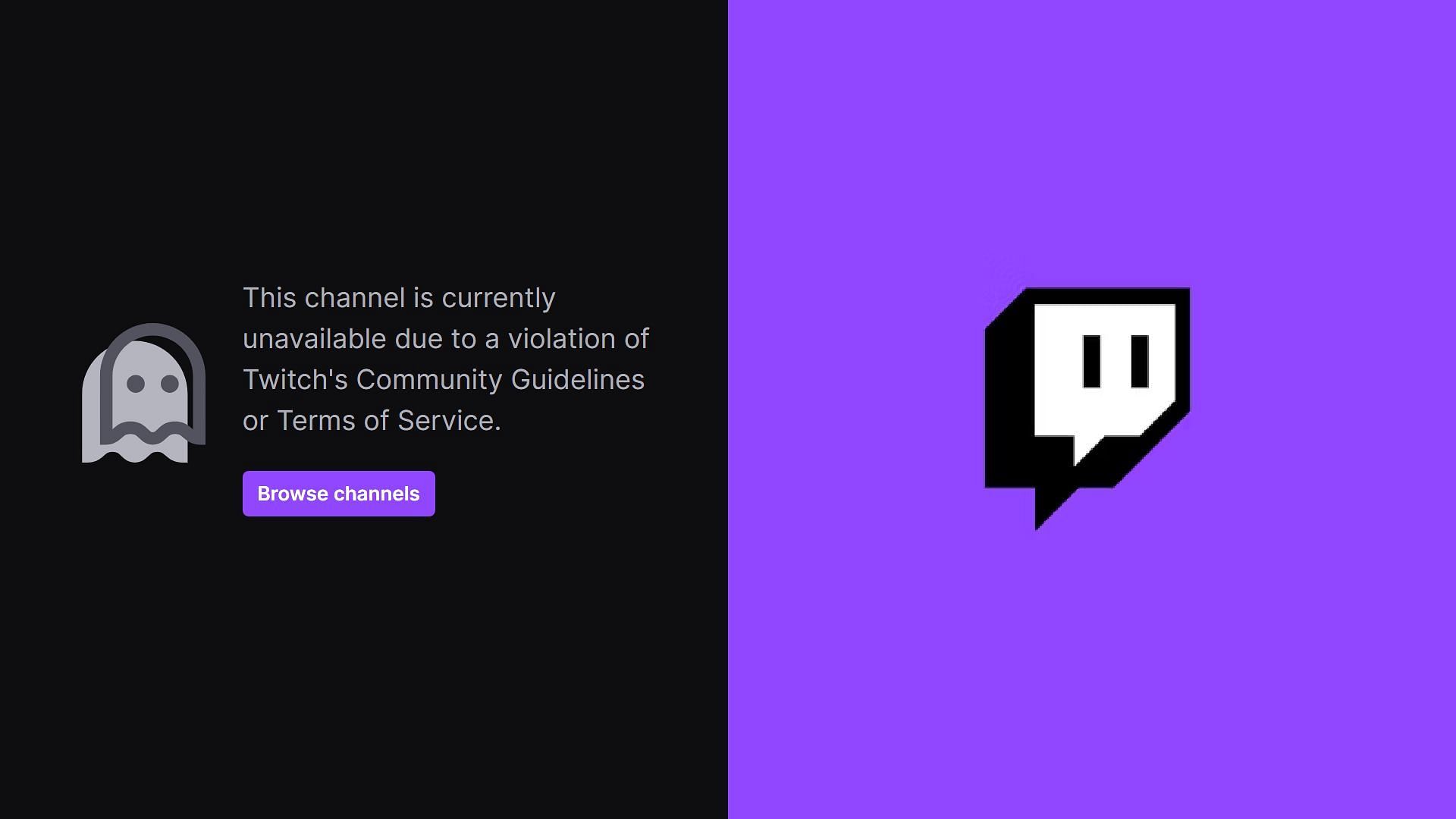 Twitch allows streamers to react to content featuring banned users (Image via Twitch)