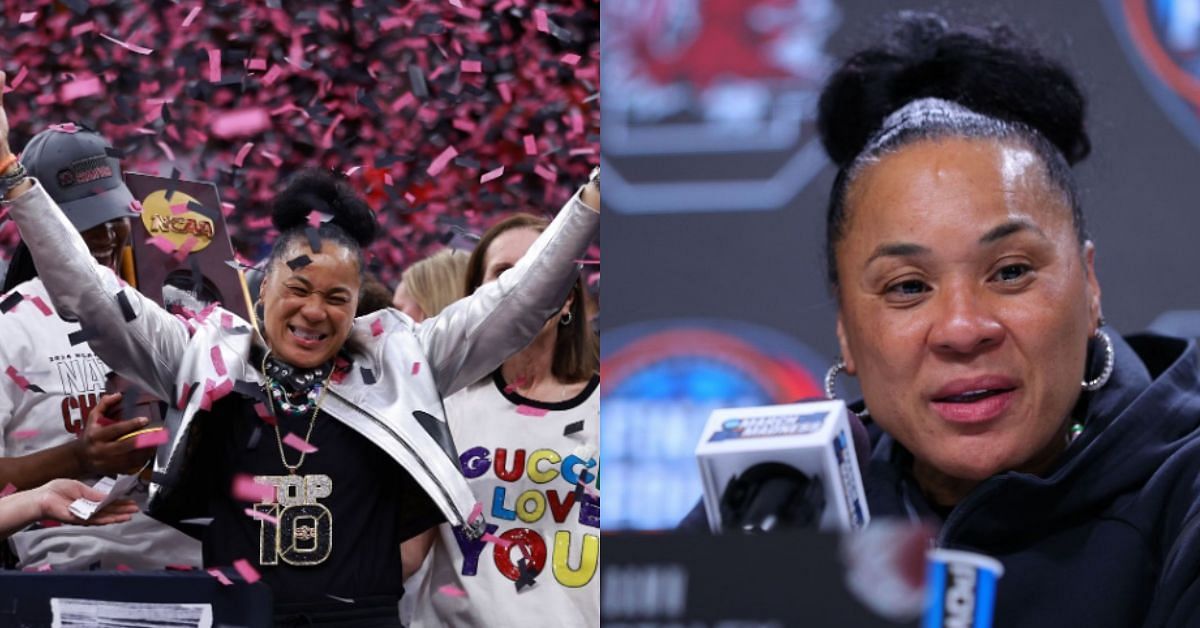 South Carolina women`s hoops head coach Dawn Staley