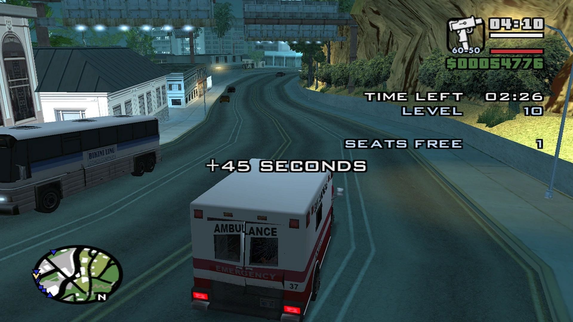 The paramedic side activity in GTA San Andreas (Image via Eruul2012/GTA Wiki)