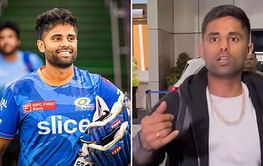 [Watch] "Laao phone do na" - Suryakumar Yadav poses for pictures with young fans at airport ahead of IPL 2024 return