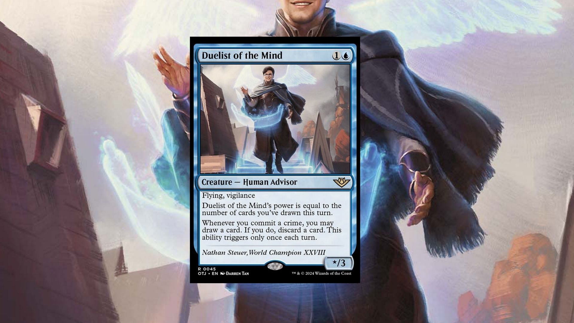 The most popular (and one of the best) decks for Outlaws of Thunder Junction&#039;s pro scene is Esper Midrange (Image via Wizards of the Coast)