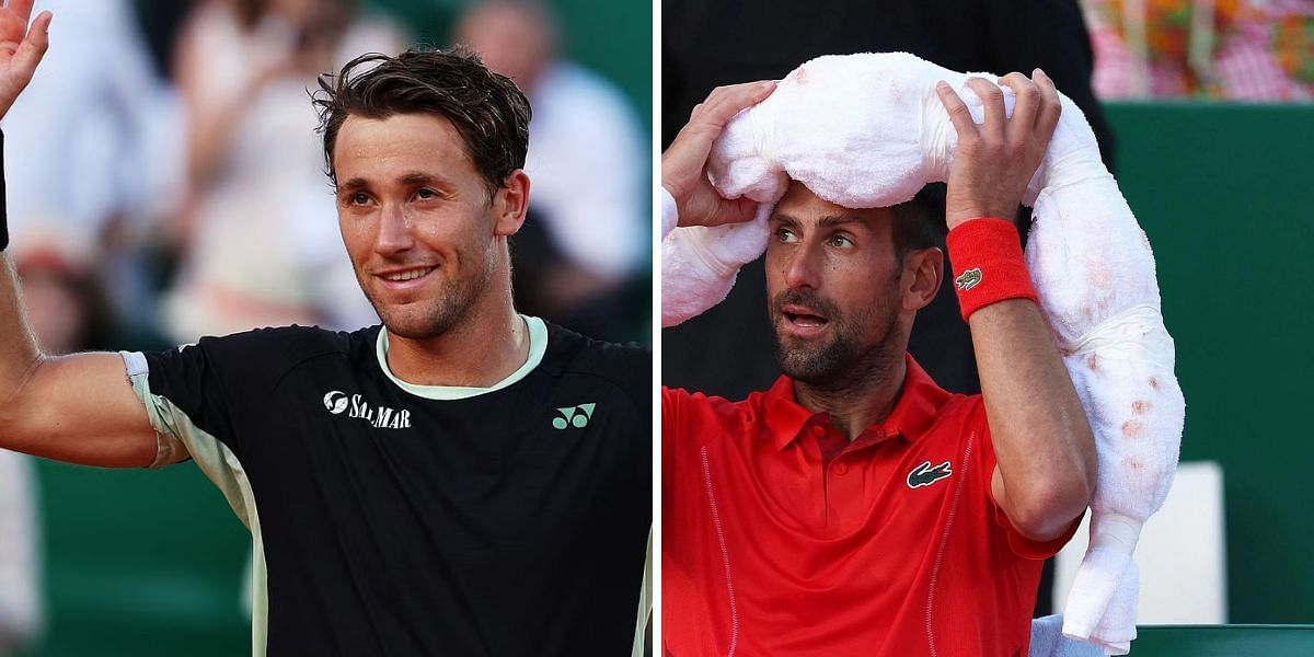 Casper Ruud downplayed the effect of playing Novak Djokovic in the semifinals of the Monte-Carlo Masters after losing the final to Stefanos Tsitsipas