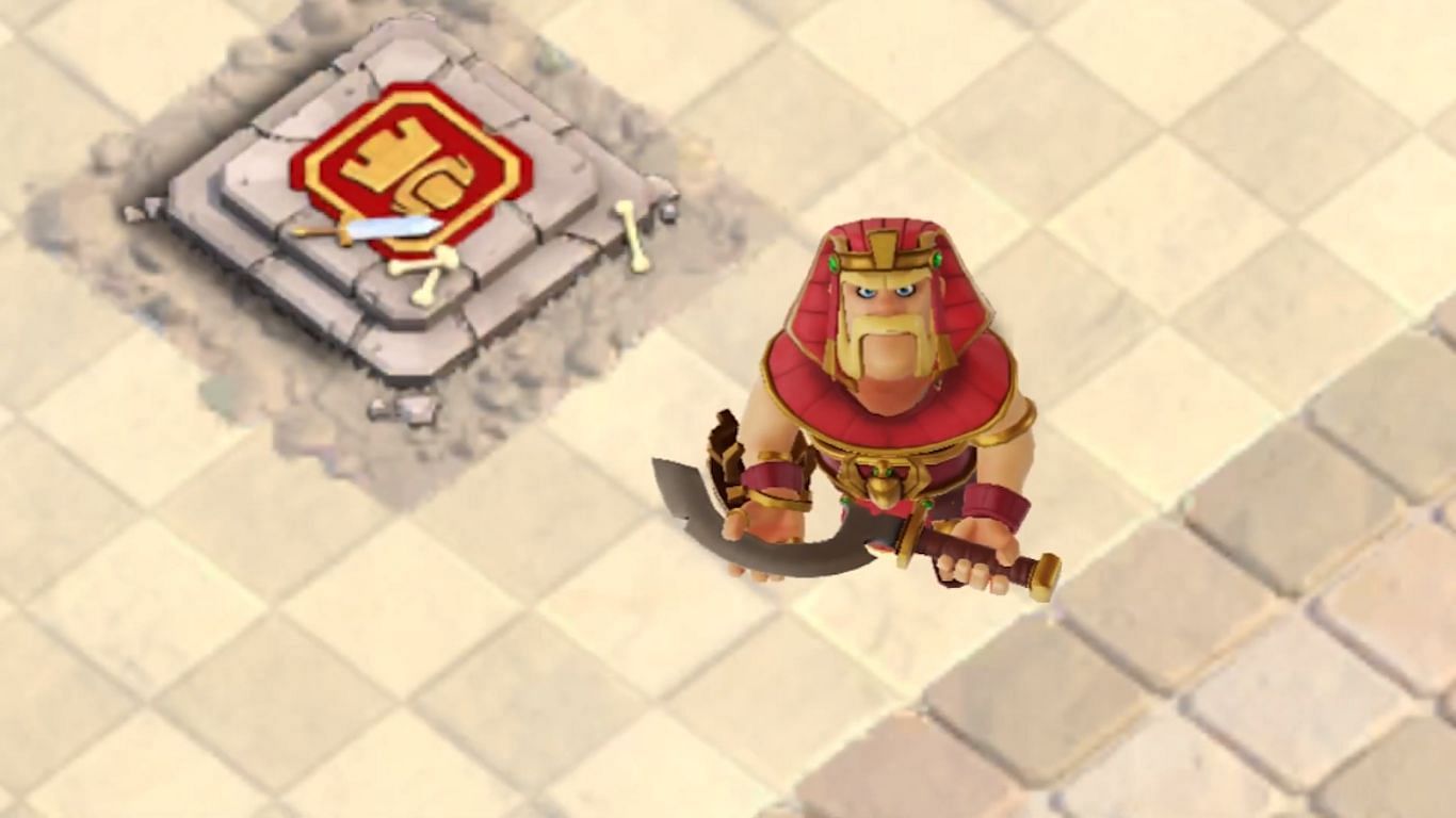 The King kneeling down (Image via Supercell)