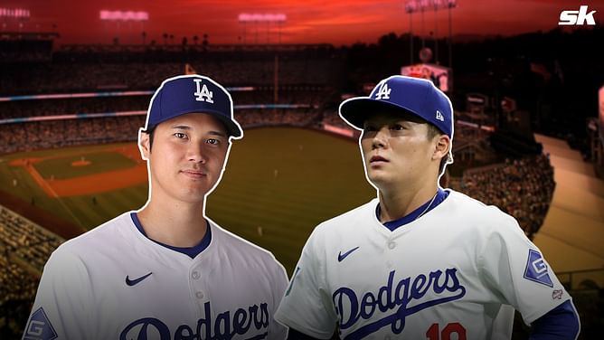 "You have a handsome face" - Shohei Ohtani & Yoshinobu Yamamoto test their bromance in Dodgers' new in-game fun