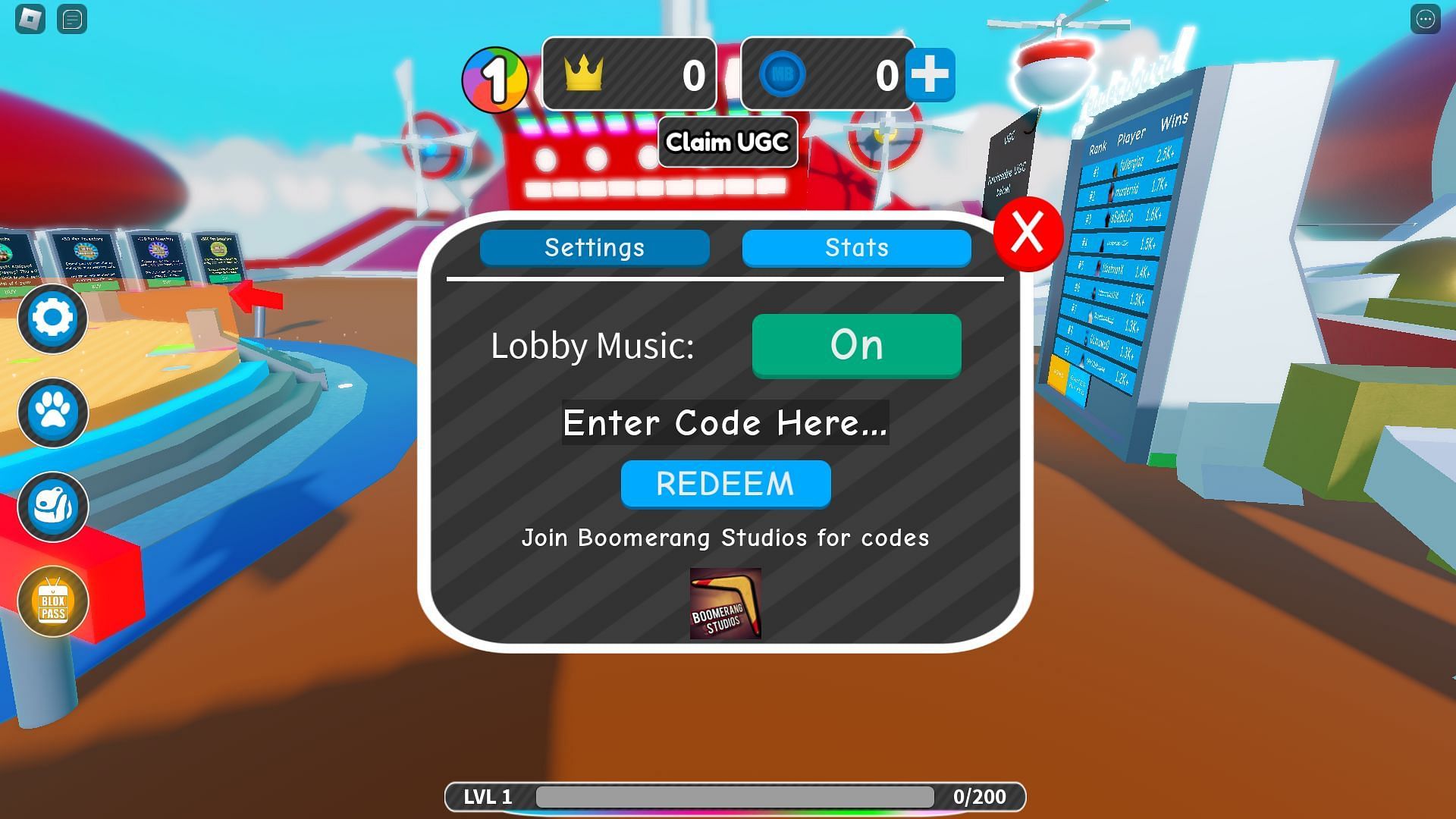 Active codes for Last to Leave (Image via Roblox)