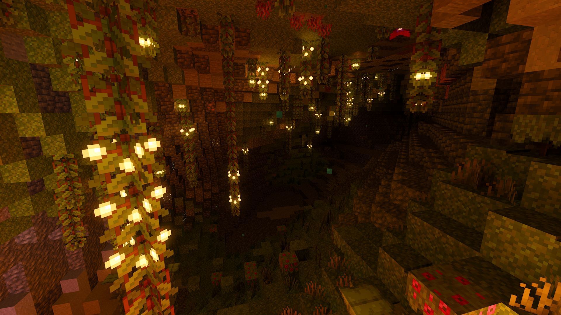 This update introduced the first cave biomes (Image via Mojang)