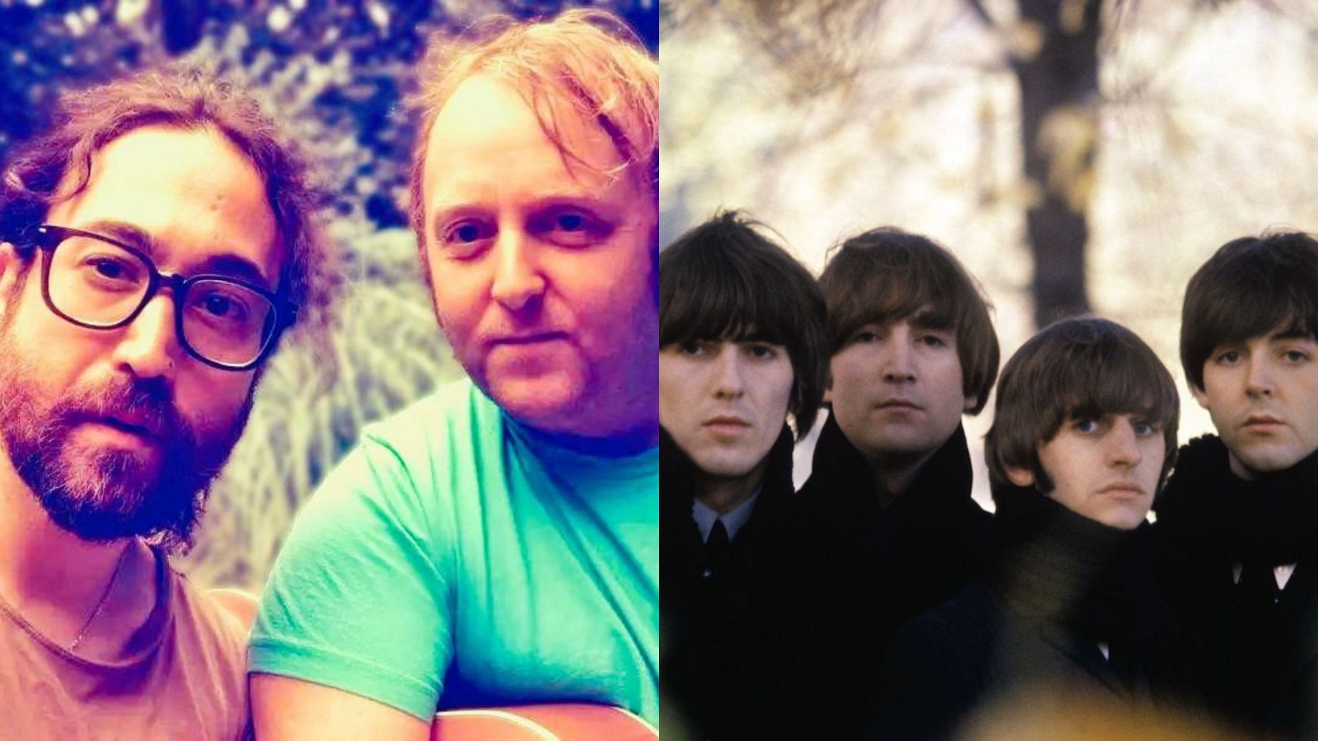 John Lennon and Sir Paul McCartney son