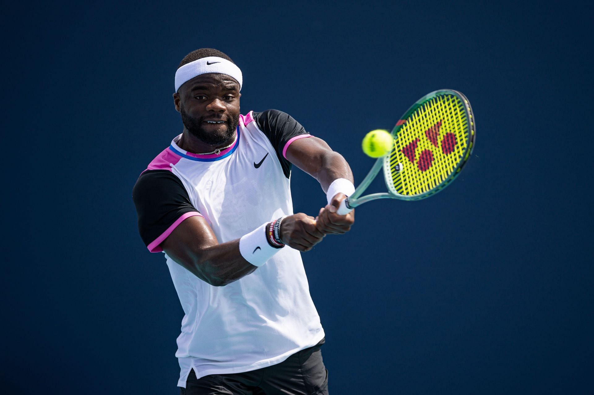Frances Tiafoe at the Miami Open Presented by Itau 2024 - Day 8