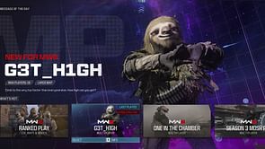 Is Get High Parkour mode back in MW3?