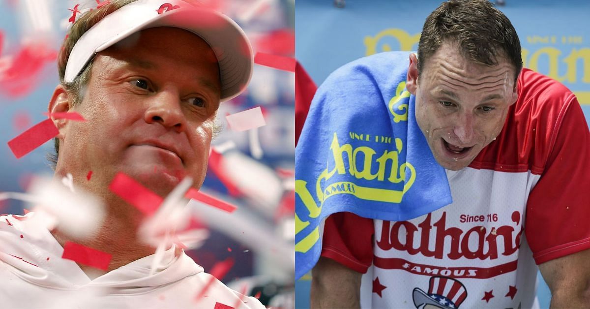&ldquo;Slid in his DMs&rdquo; - $14M worth Lane Kiffin hilariously explained how he got Joey Chestnut to visit Ole Miss camp