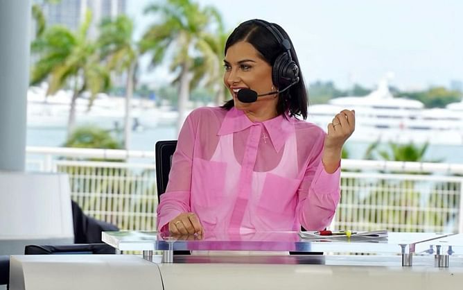 Megan Olivi discloses she writes and memorizes all her lines during UFC broadcasts, offers behind-the-scenes sneak peek into production