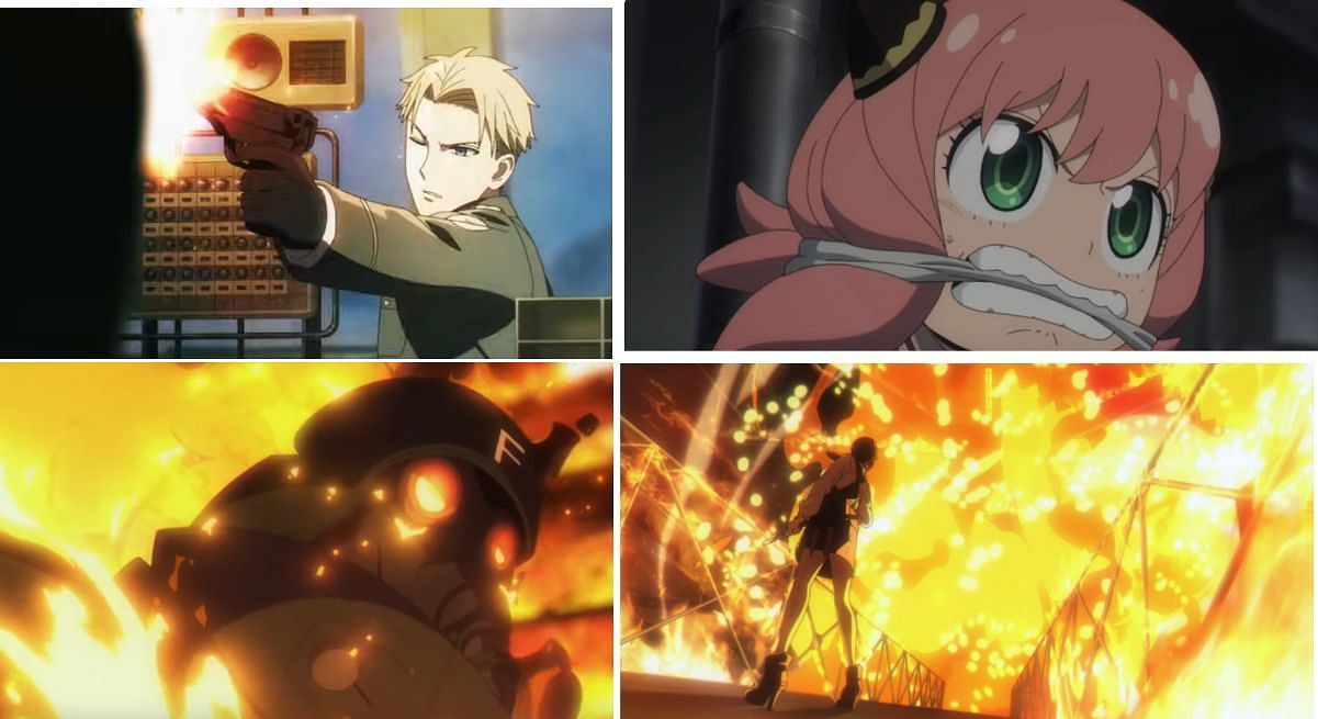 The final battles in Spy x Family Code: Whtie (Image via Wit Studio and CloverWorks)