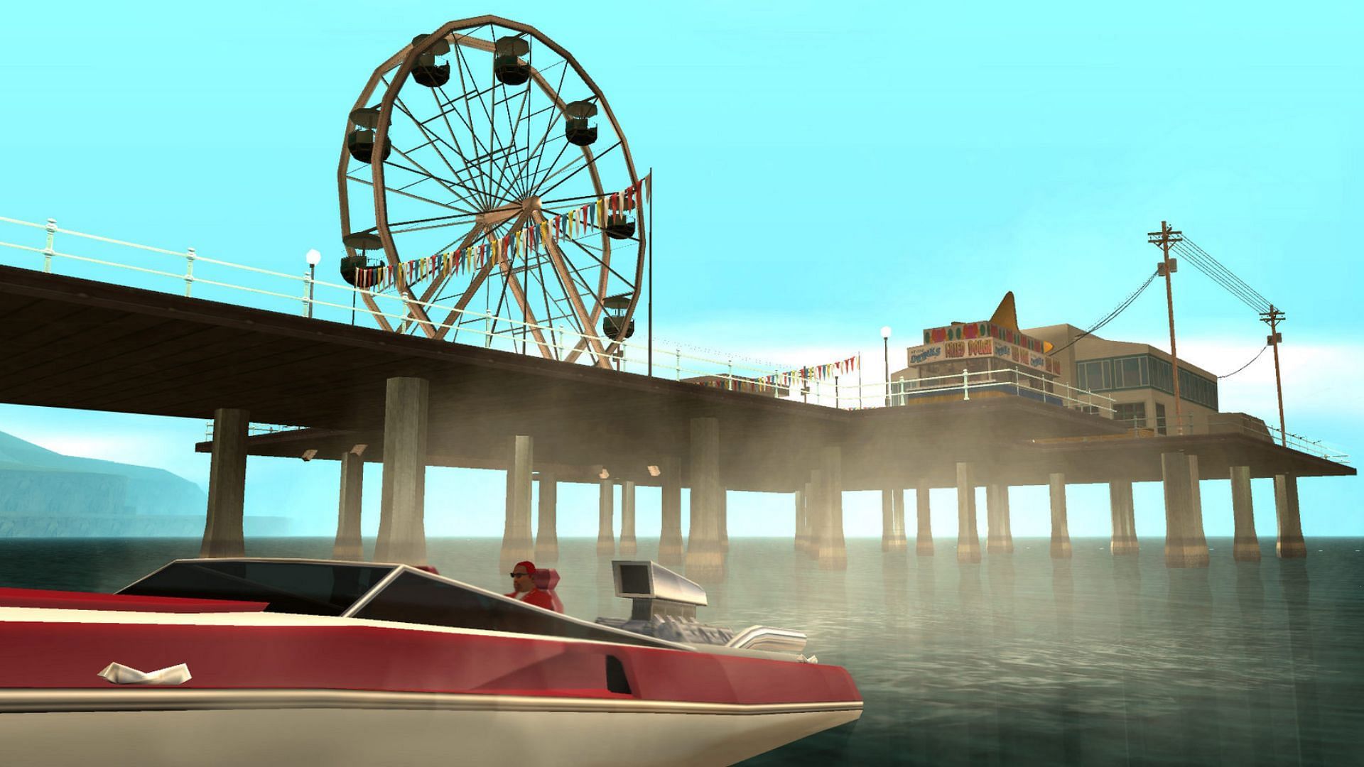 A screenshot from near the Santa Maria Beach in San Andreas (Image via Rockstar Games)