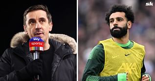 “That’s all I’m seeing” - Gary Neville compares Liverpool ace Mo Salah to Spurs player amid worrying run of form
