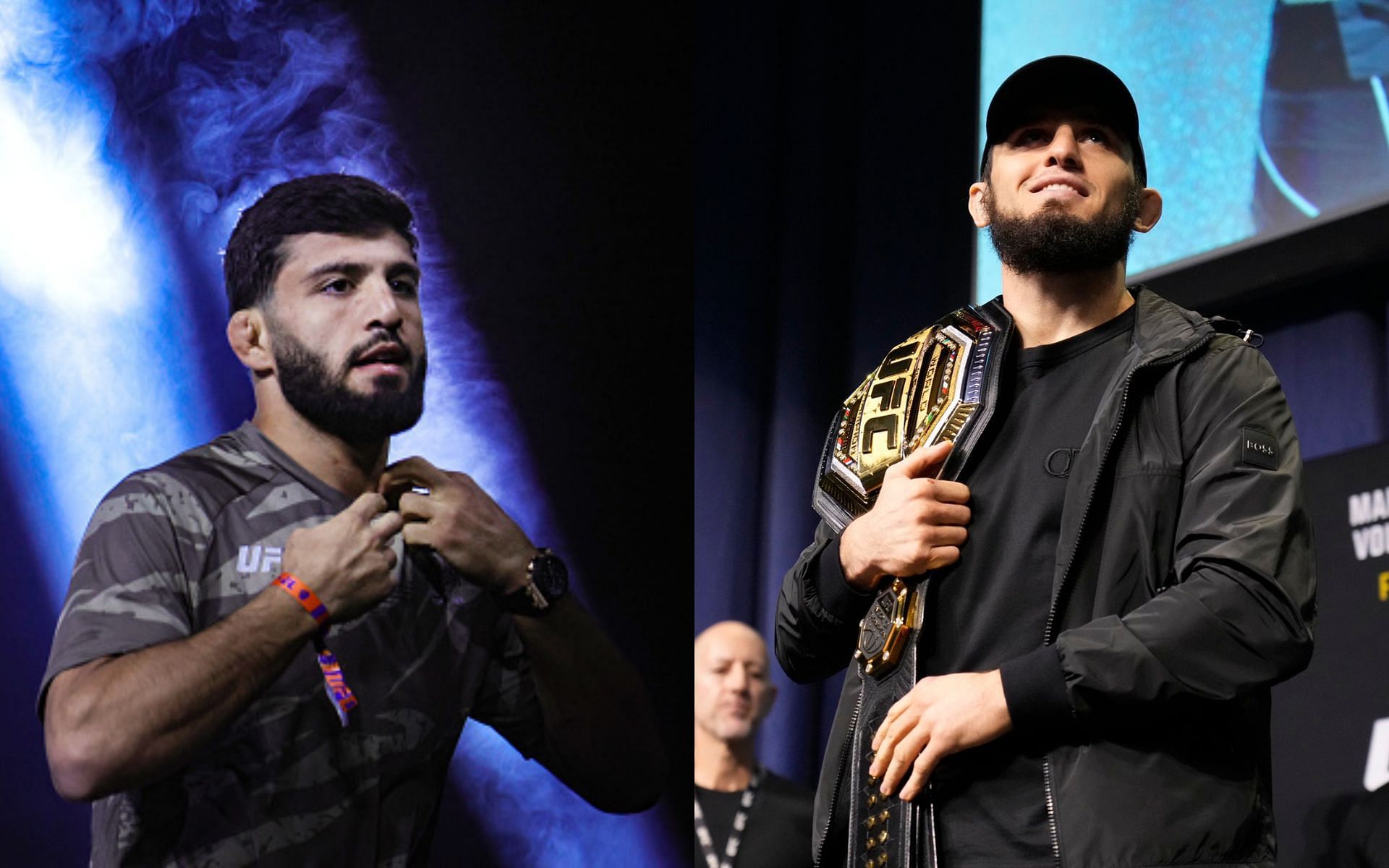 Arman Tsarukyan reveals why he turned down Islam Makhachev fight in June [Image credits: Getty Images, @MAKHACHEVMMA/Twitter]