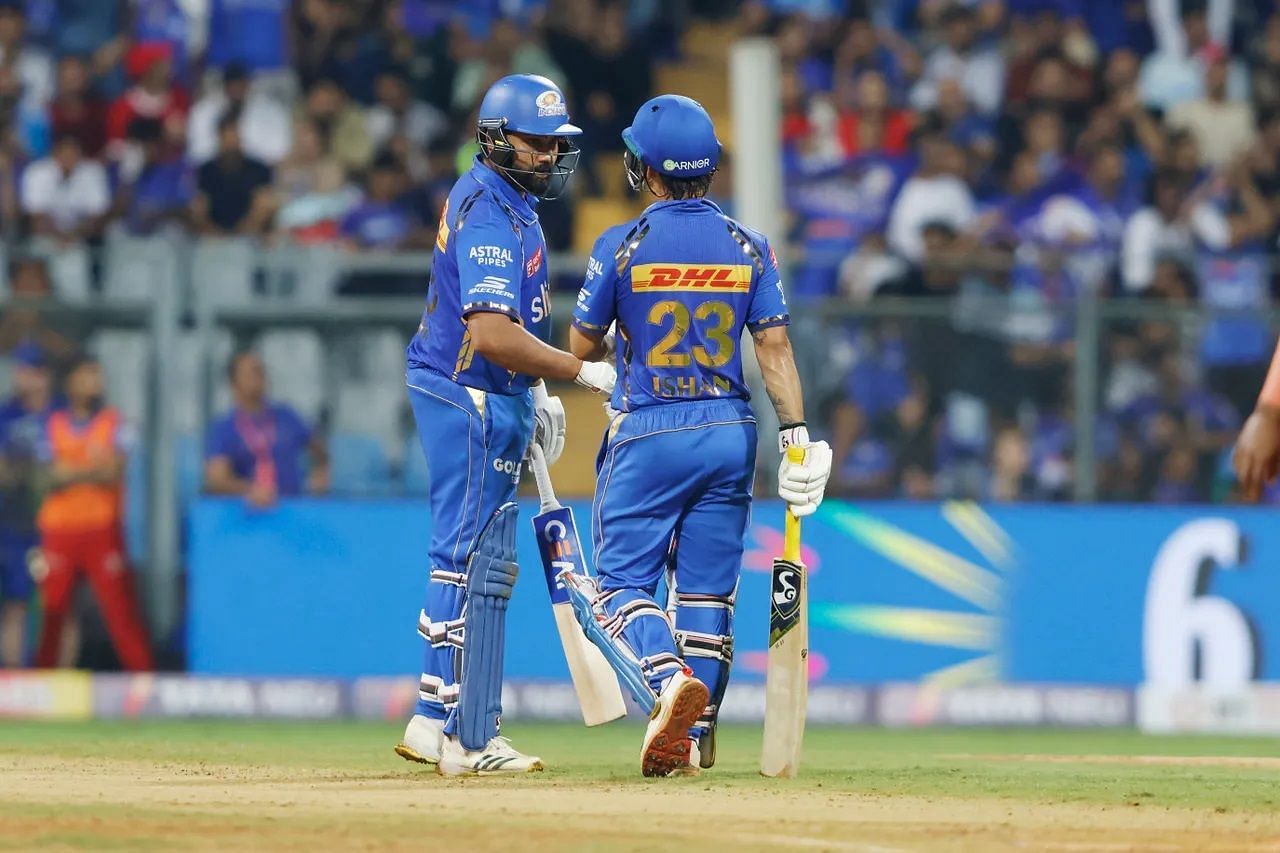 Ishan Kishan (right) and Rohit Sharma gave the Mumbai Indians a flying start. [P/C: iplt20.com]