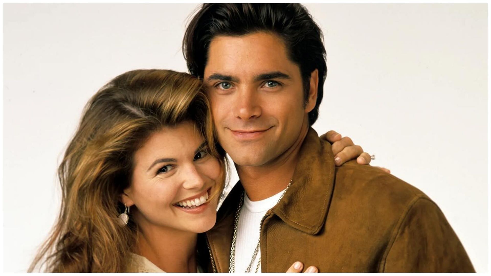 Lori Loughlin and Jon Stamos became one of the most iconic sit-com couples of all time in &#039;Full House&#039; (Image via Instagram/@howrudepodcast)