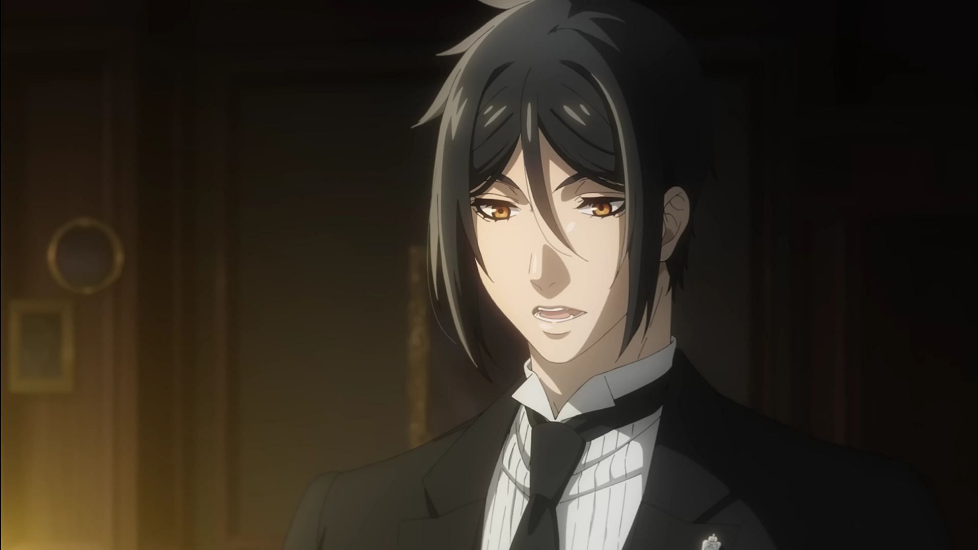 Sebastian Michaelis as seen in Black Butler: Public School Arc trailer (Image via CloverWorks)