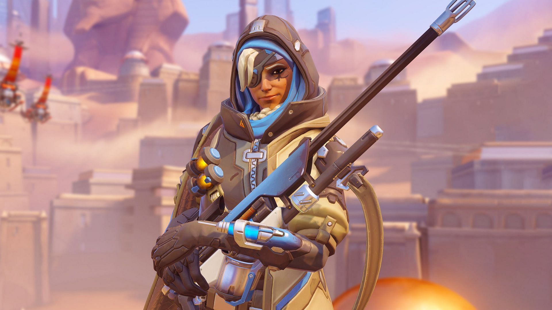 Ana&#039;s versatile kit makes her one of the best Support Heroes for Clash(Image via Blizzard)