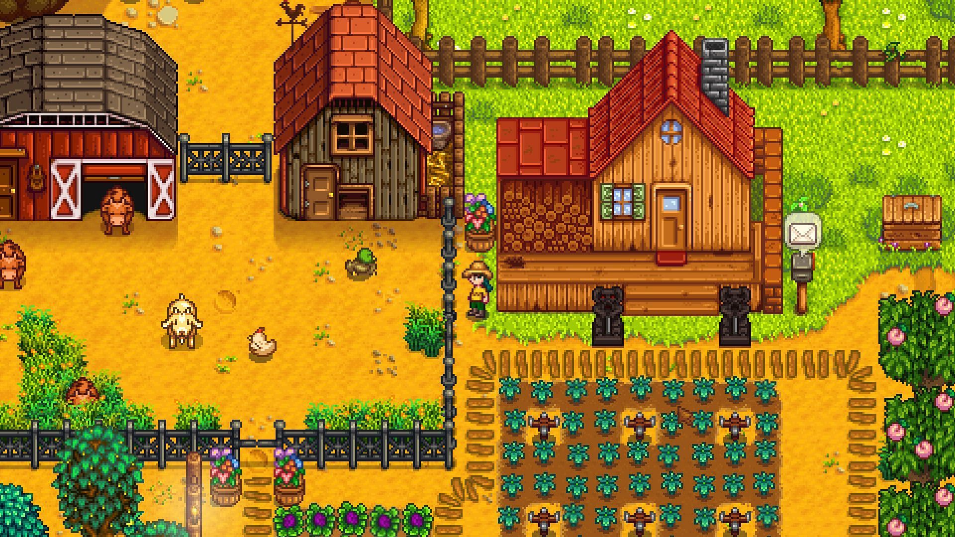 Hay in Stardew Valley is essential to keep your livestock fed (Image via ConcernedApe)