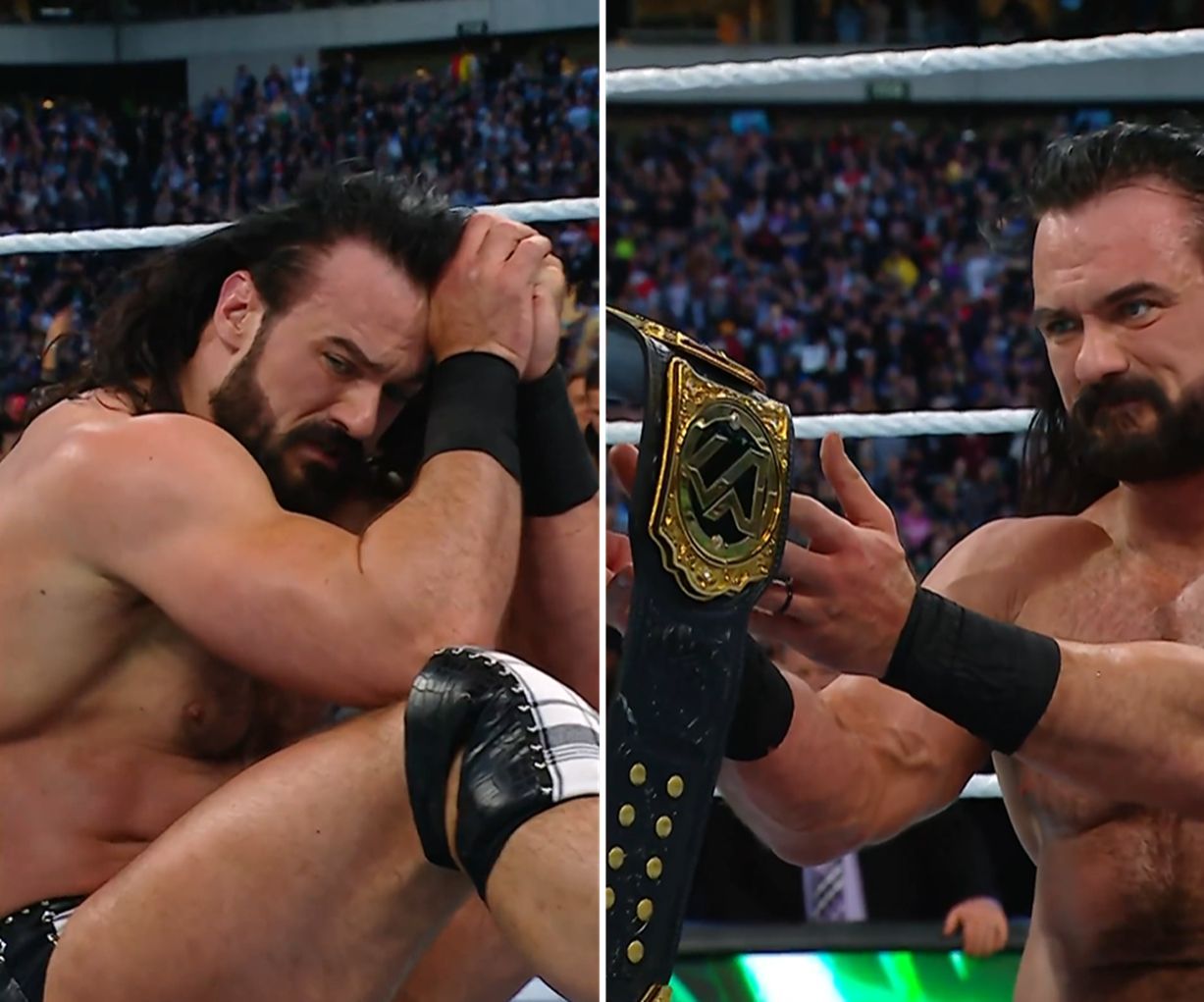 Wwe Seth Rollins Whispers Four Word Message To Drew Mcintyre Following