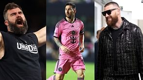 Jason and Travis Kelce playfully argue over Lionel Messi's Inter Miami appearance vs the World Cup stage