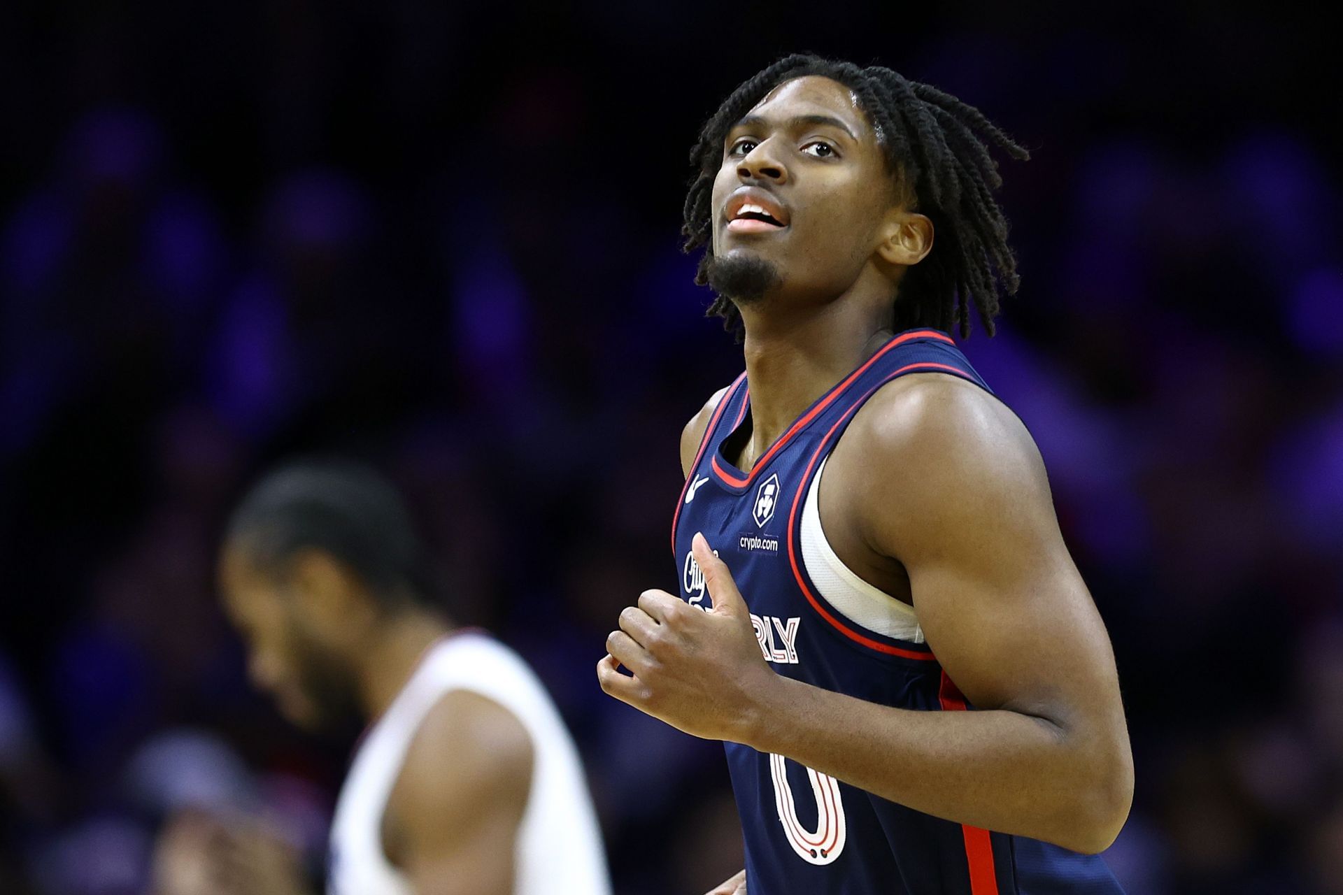 Philadelphia 76ers guard Tyrese Maxey