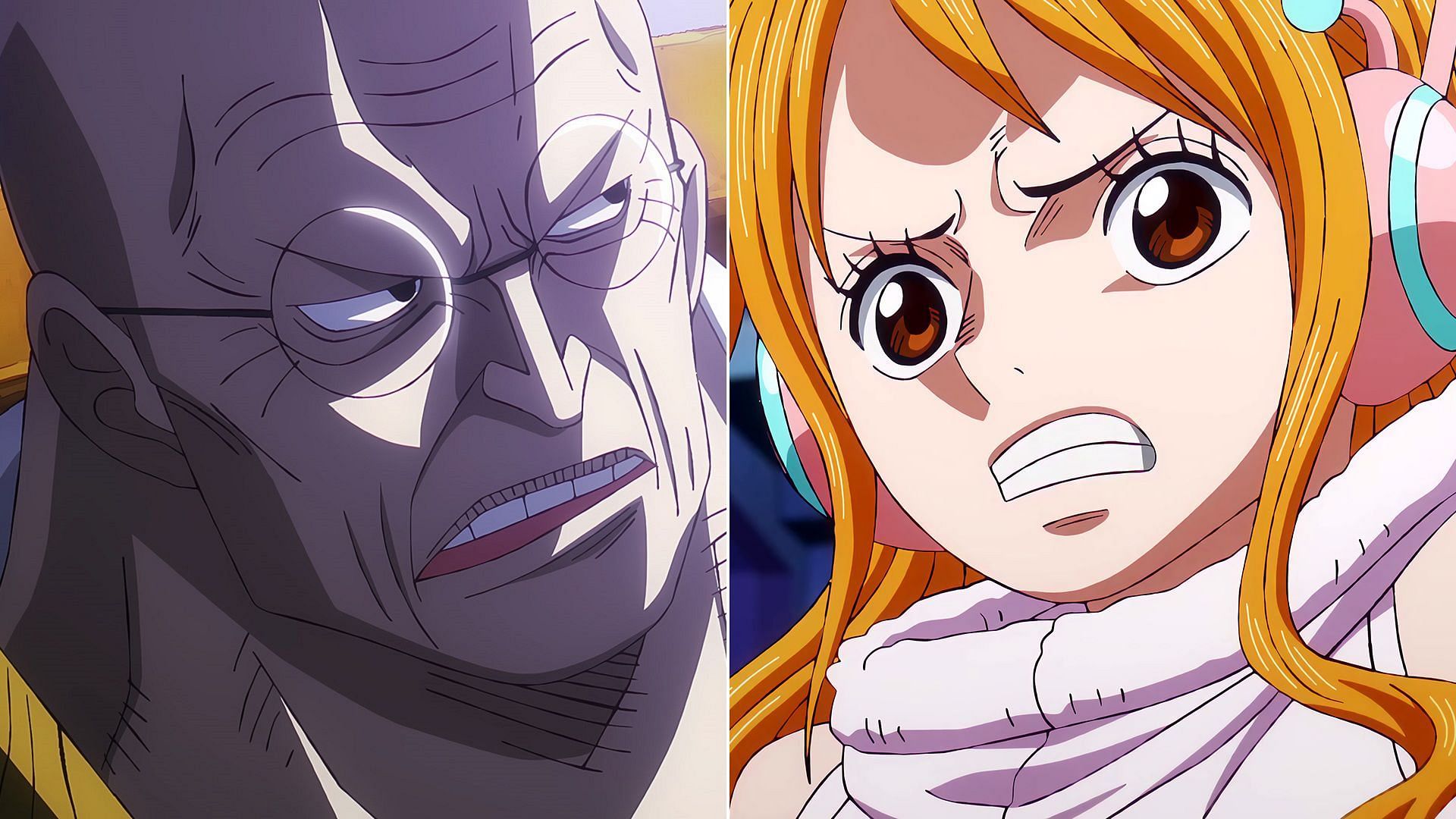 Nusjuro and Nami in the One Piece anime (Image via Toei Animation)