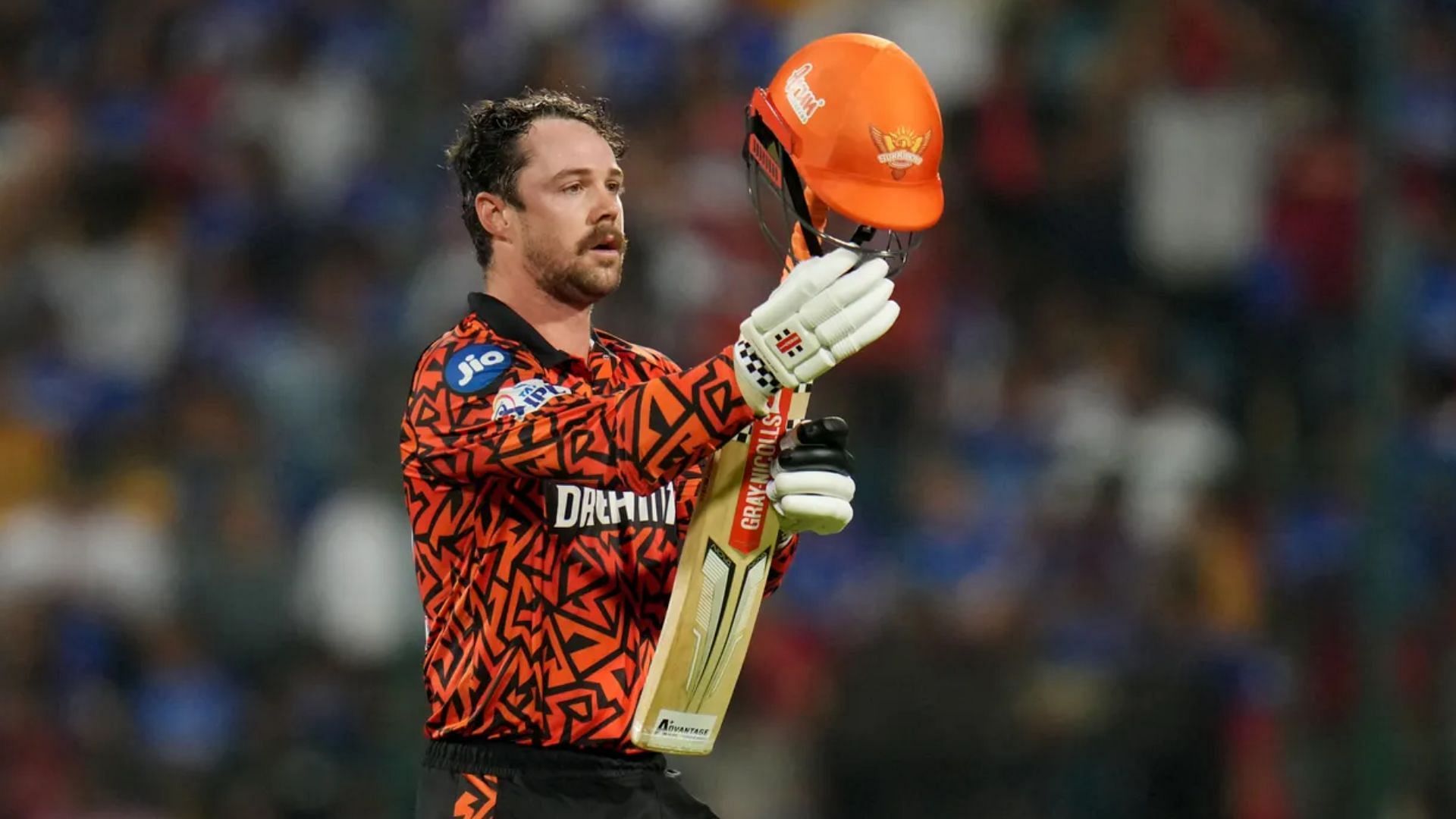 Travis Head after scoring a century vs RCB