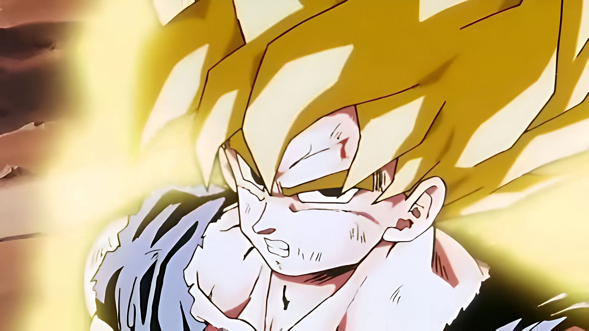 Super Saiyan as seen in the anime (Image via Toei Animation)