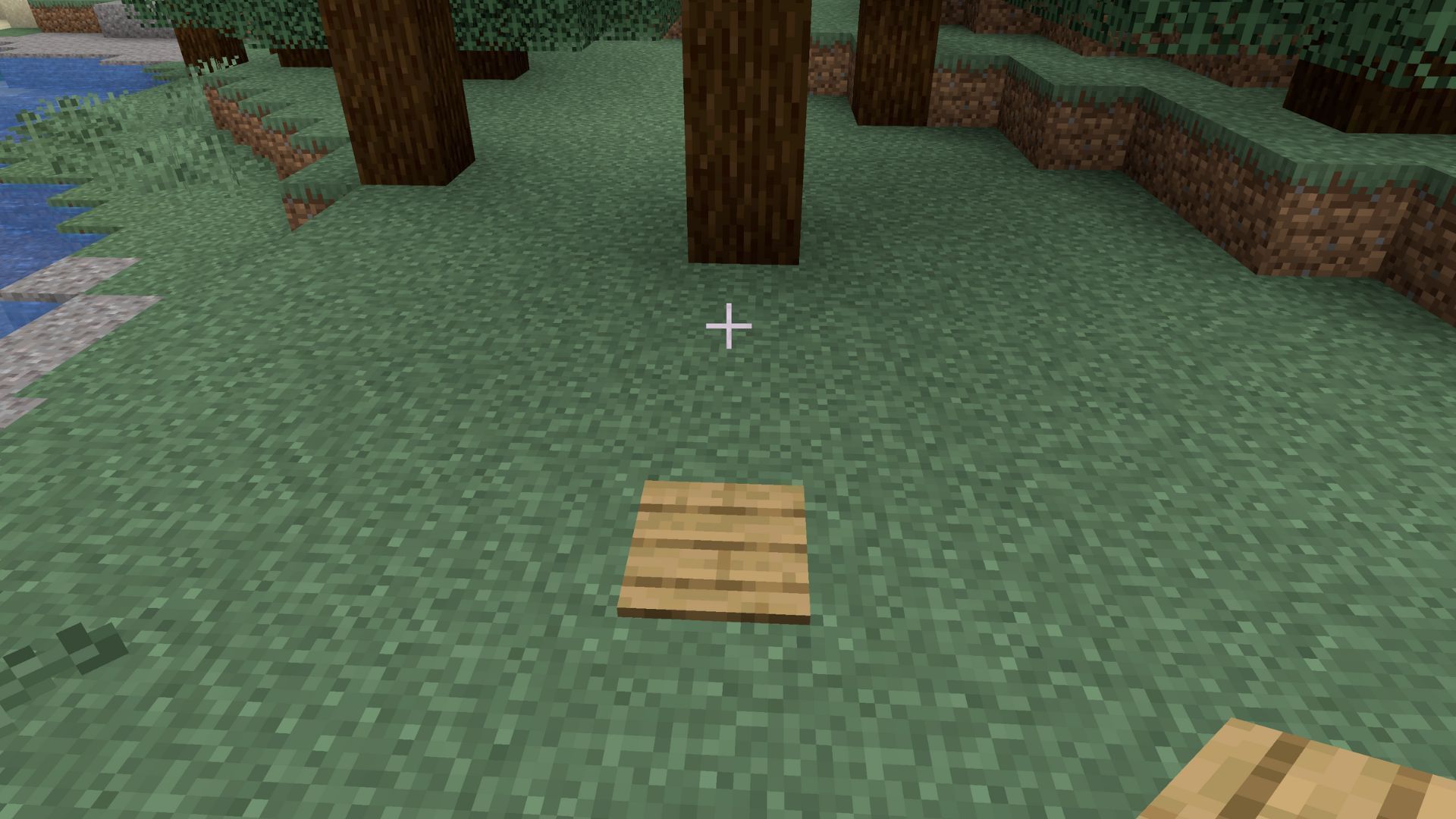 Wooden pressure plate (Image via Mojang Studios)