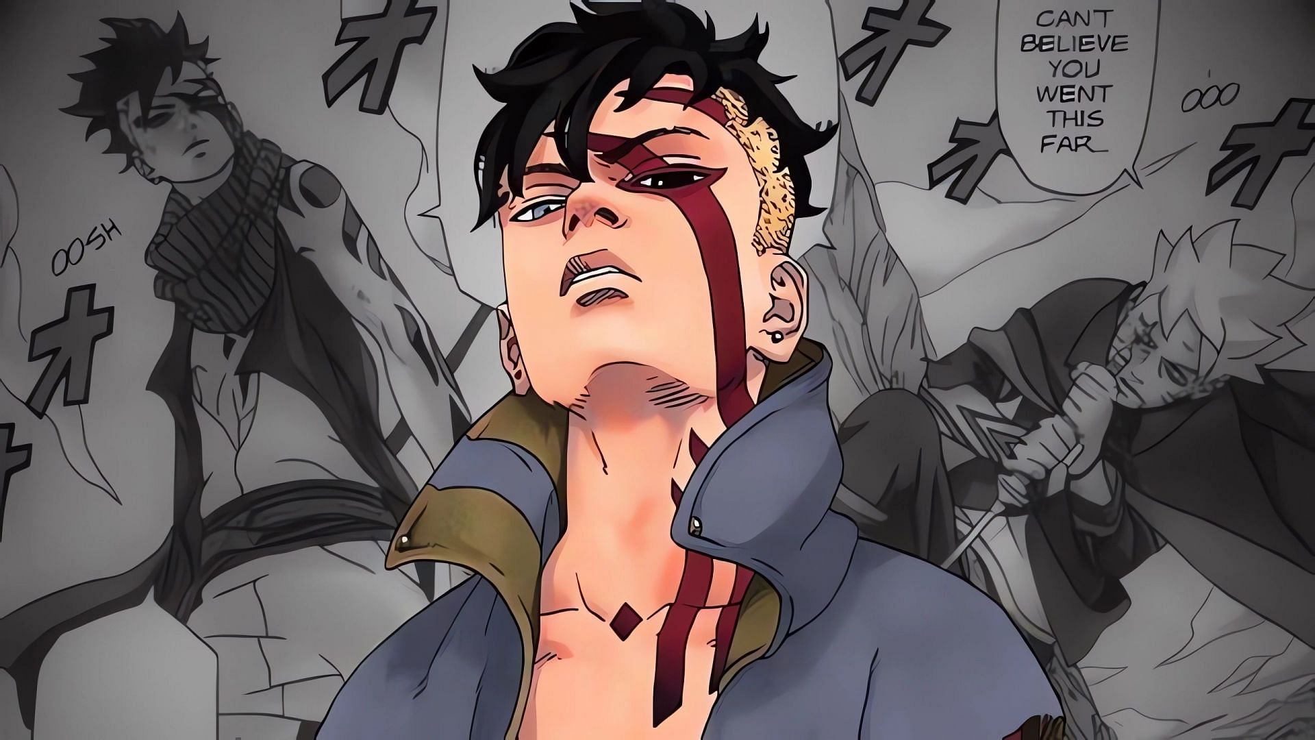 Kawaki as seen in the manga (Image via Shueisha)