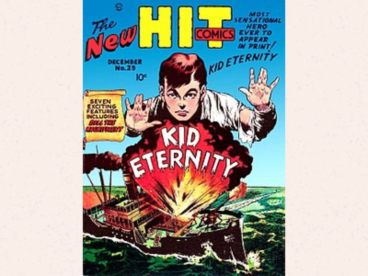 He can summon people by using the word "Eternity" (Image via Wikipedia/DC Comics)