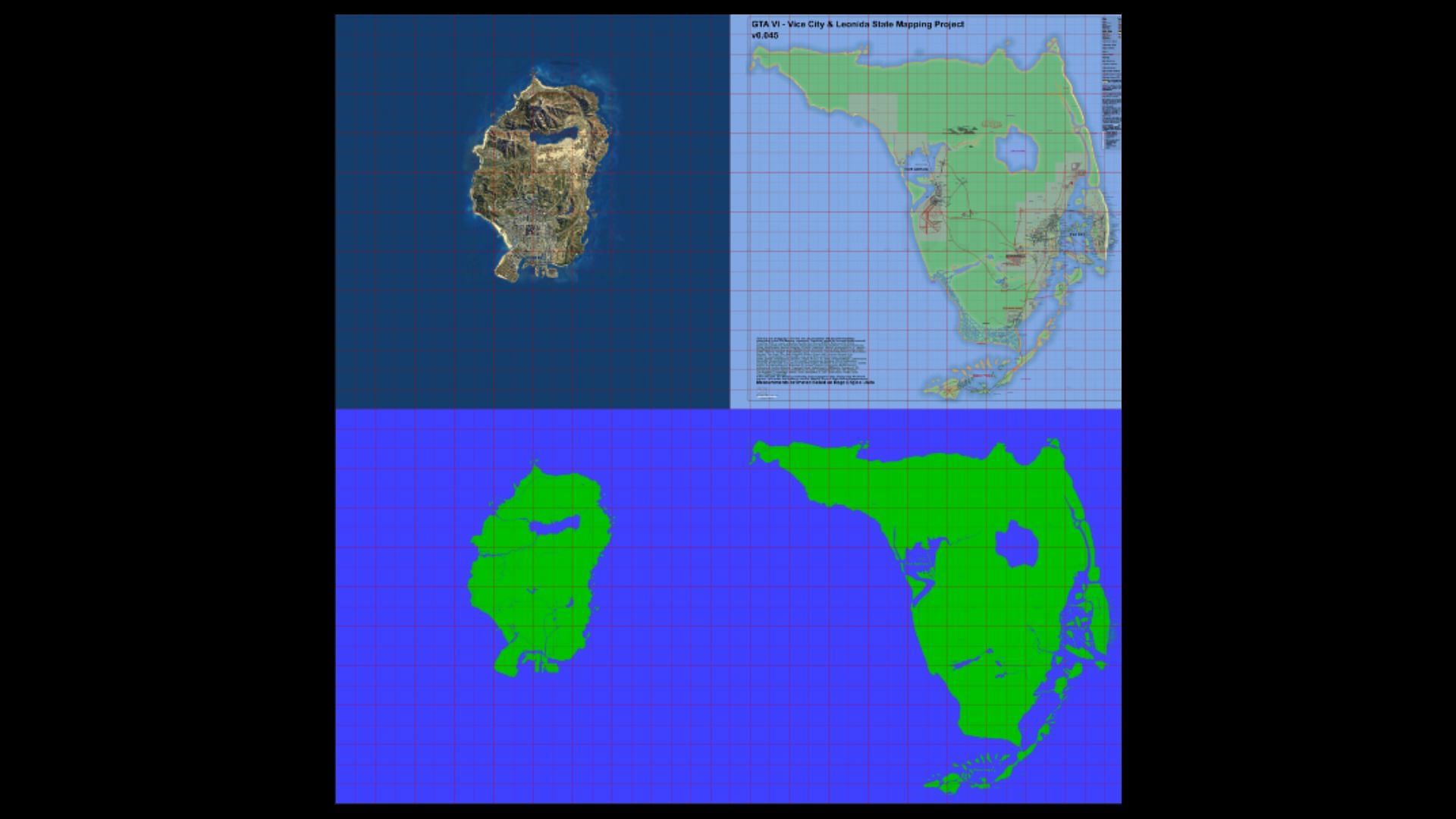 Map comparison by GTAForums user lxr (Image via gtaforums.com)