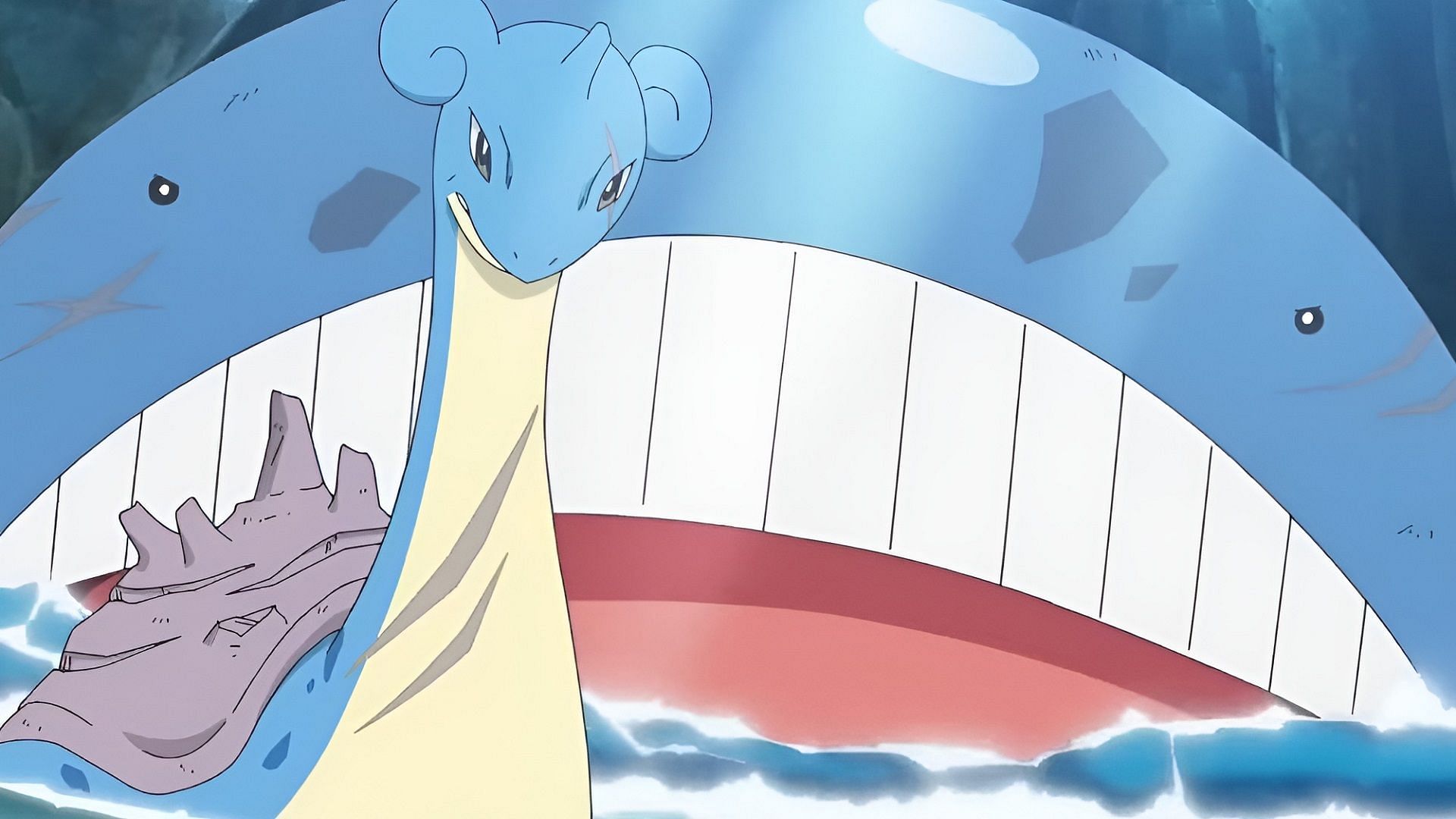 Lucius&#039; Lapras led a group of Pokemon pirates in Pokemon Horizons Episode 31-32 (Image via The Pokemon Company)