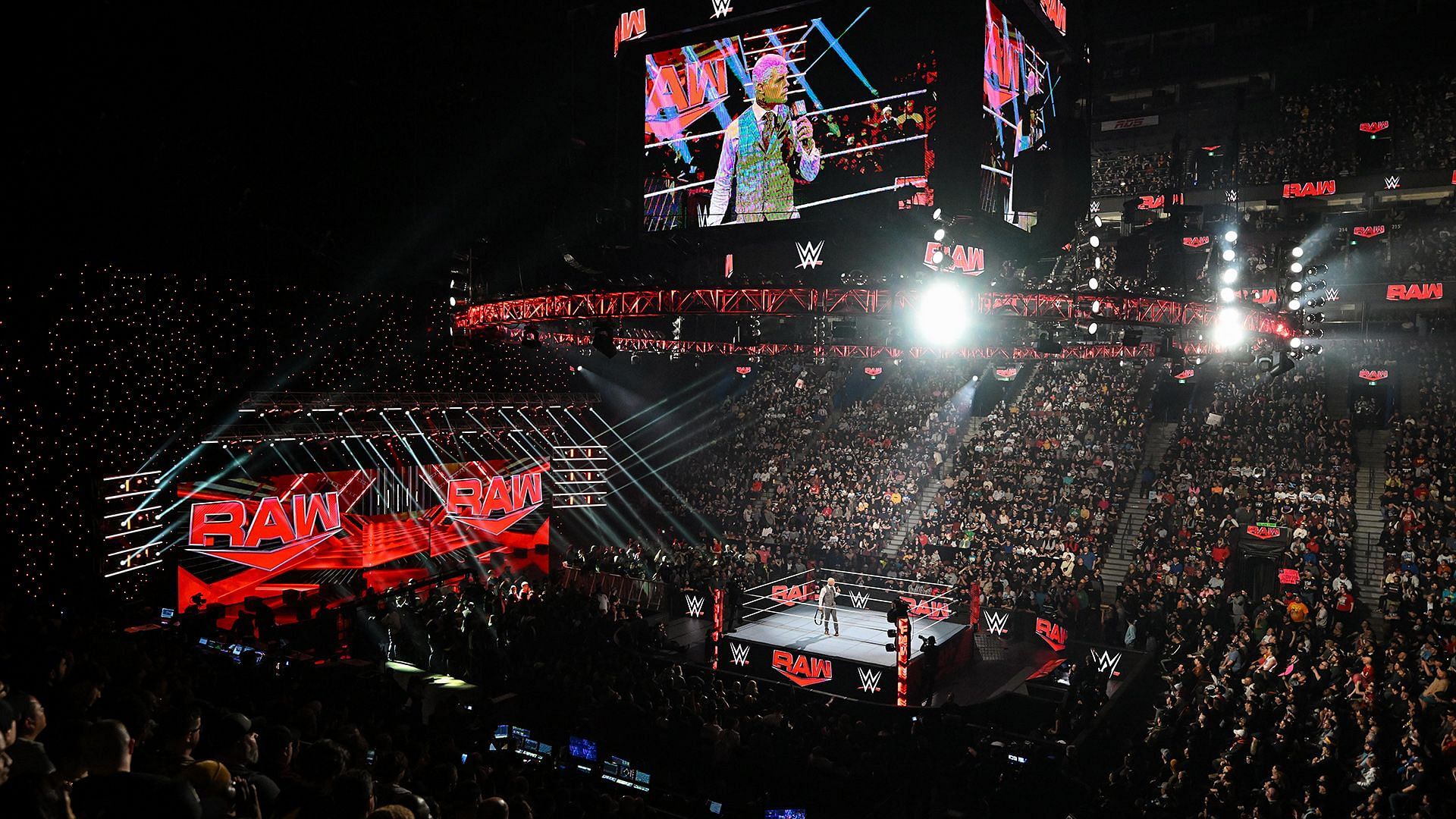 The WWE Universe packs their local arena for a live RAW