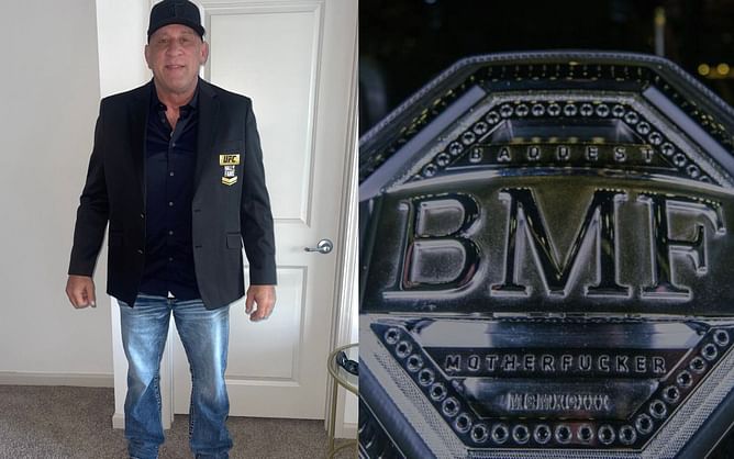 Dana White agrees to Mark Coleman presenting BMF title to winner of Justin Gaethje vs. Max Holloway at UFC 300