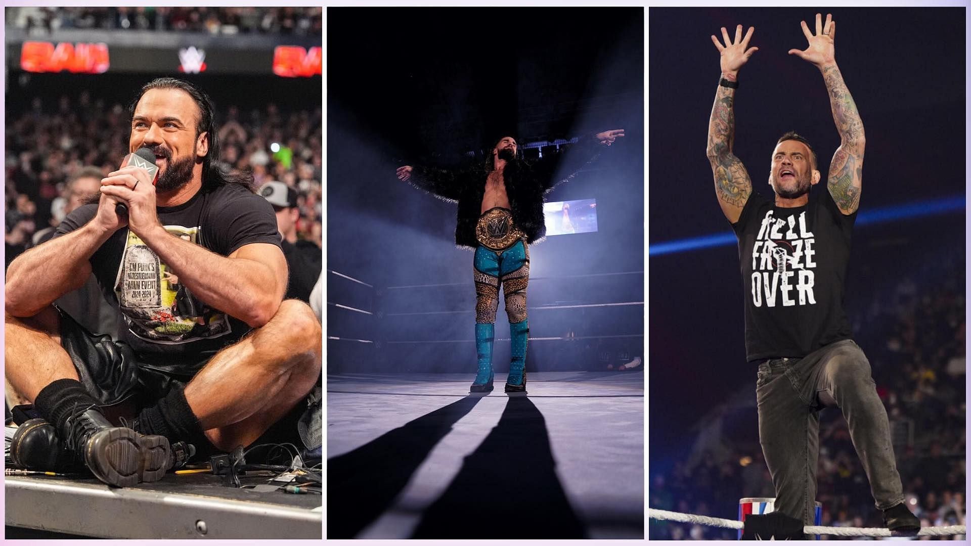 Drew McIntyre, Seth Rollins, and CM Punk in picture