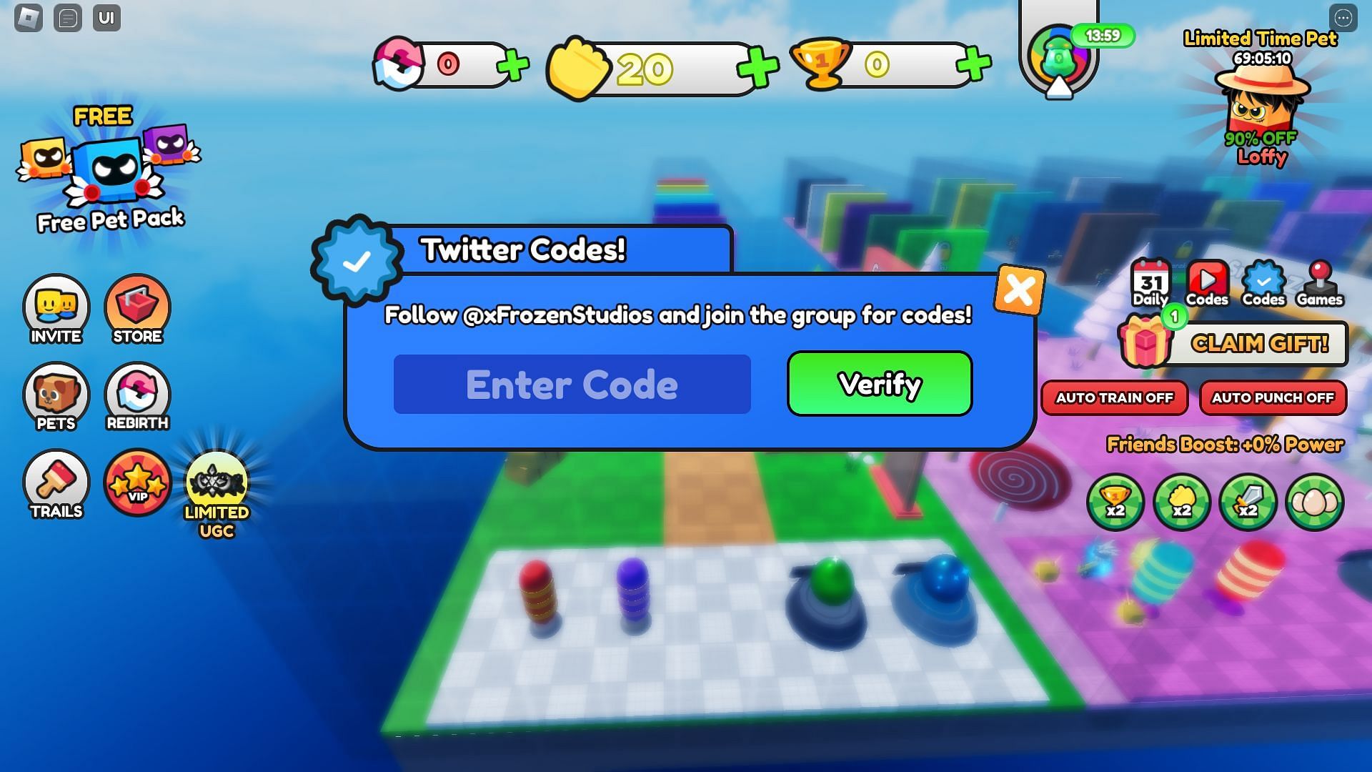 Active codes for Punch a Anime (Image via Roblox)