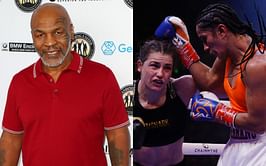 Mike Tyson reacts to Katie Taylor vs. Amanda Serrano rematch being the co-main event of the Jake Paul fight
