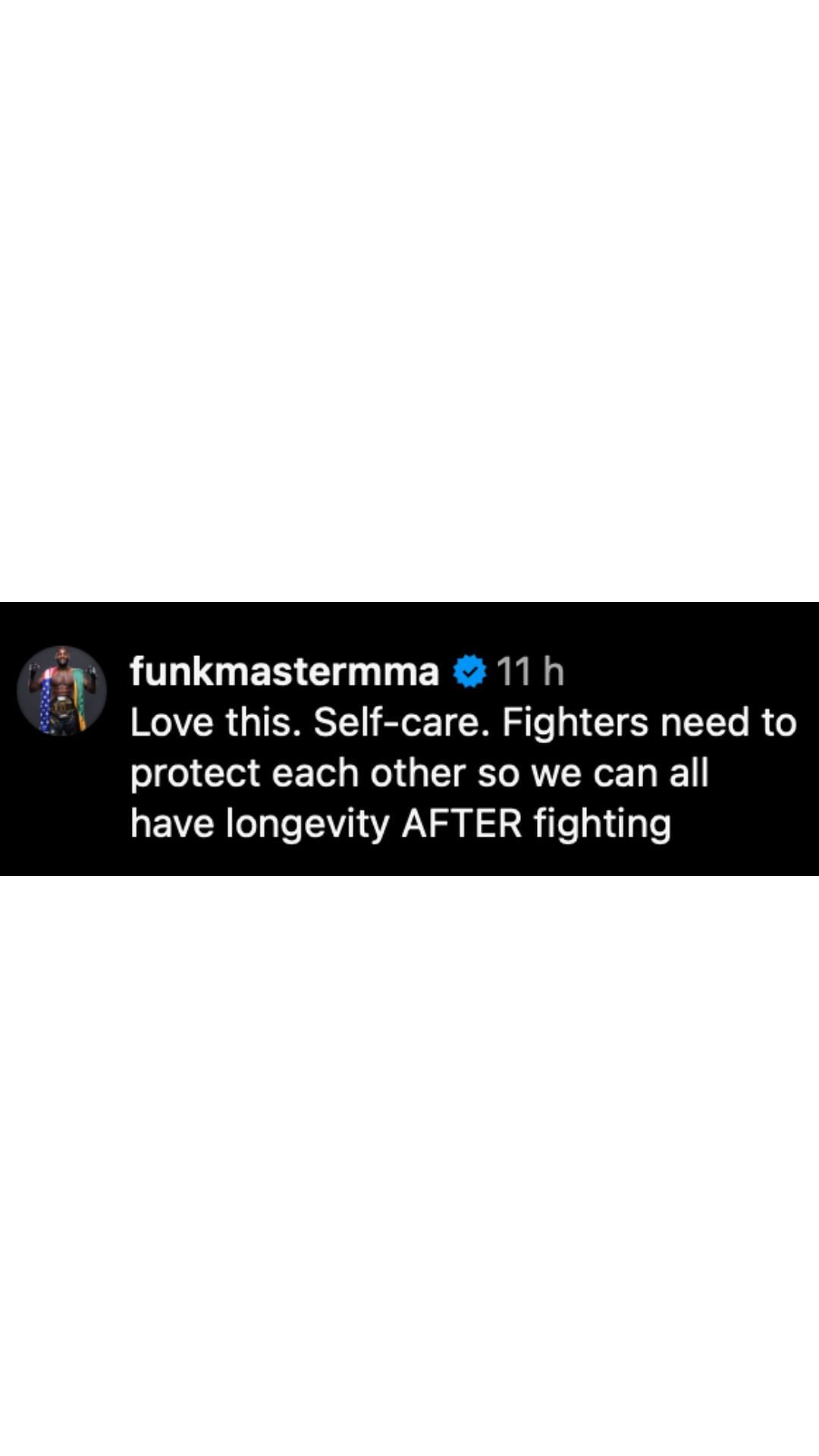 Aljamain Sterling&#039;s comment