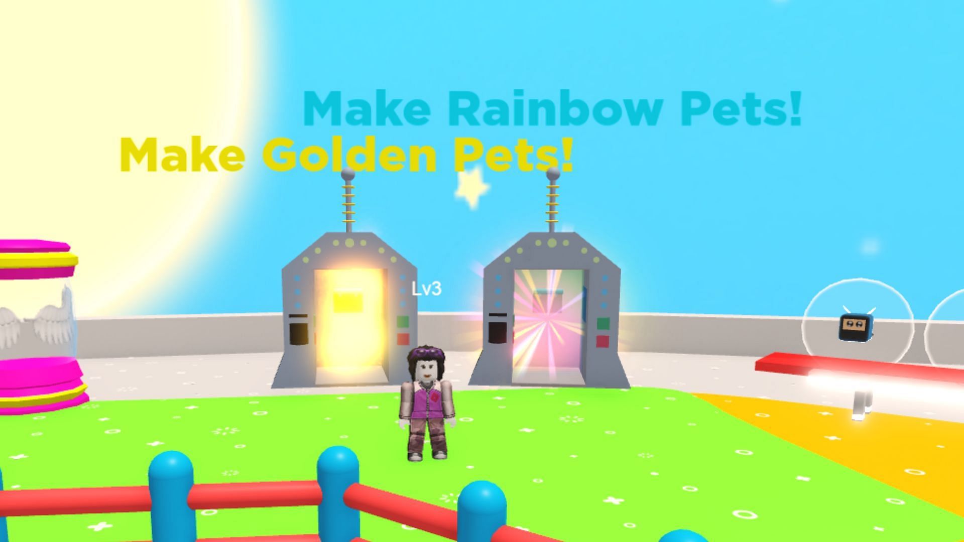 Make your own pets in Color Block (Image via Roblox)
