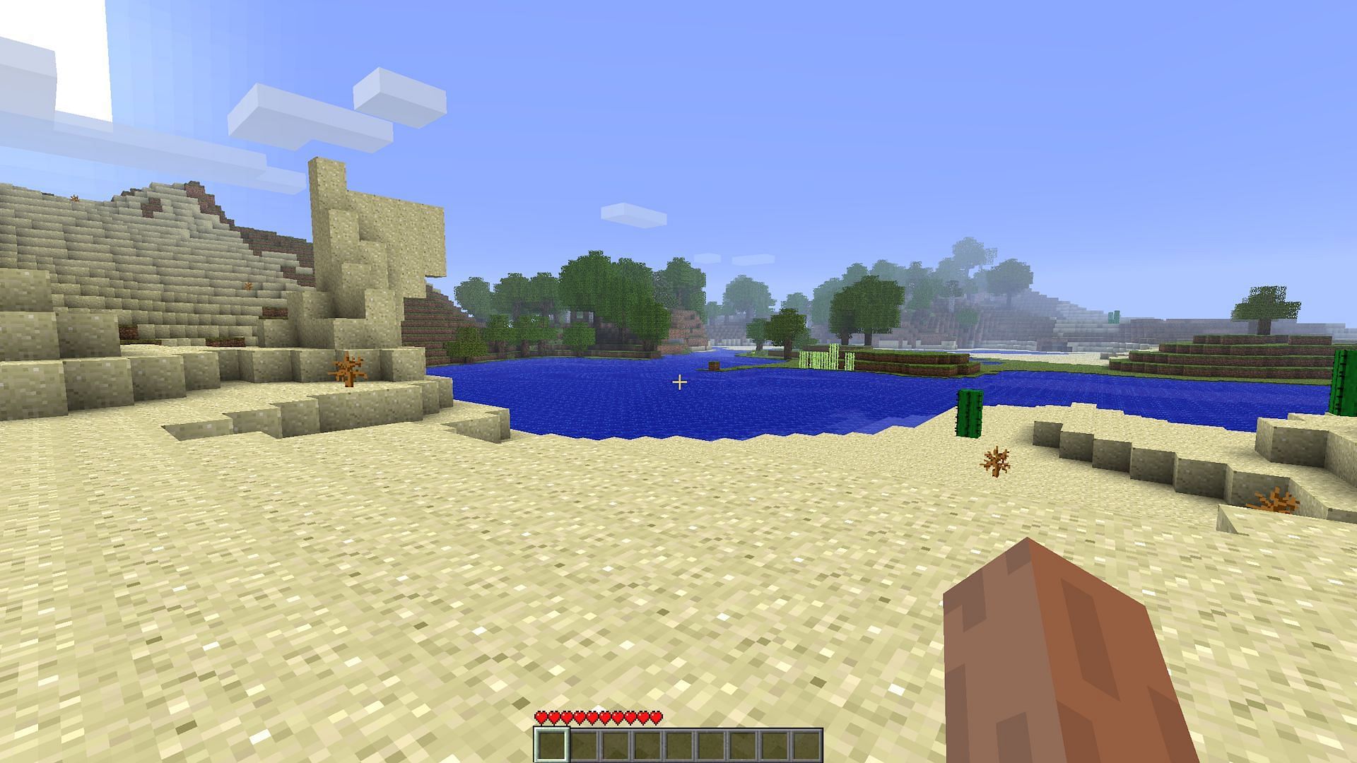 Worlds used to feel much quieter and empty (Image via Mojang)