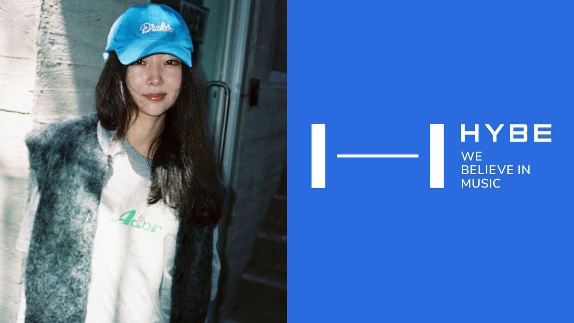 Min hee-jin and HYBE Labels (Image via Instagram/@min.hee-jin, @hybe.labels.audition)